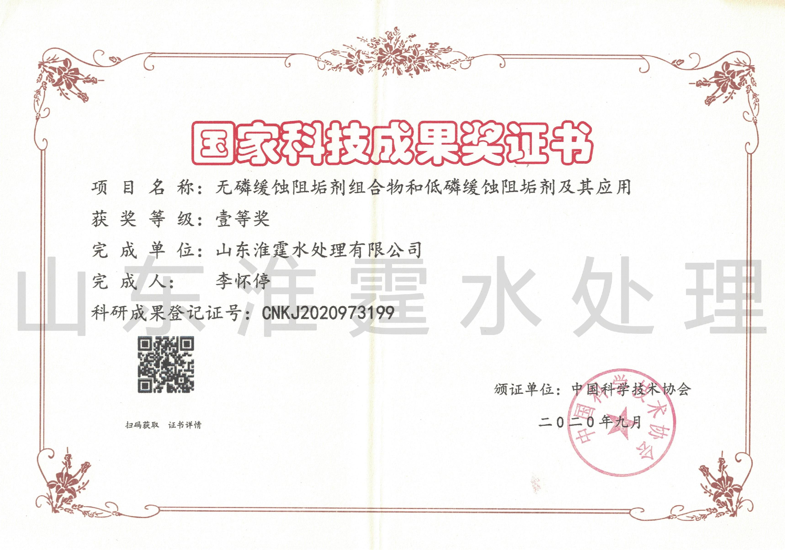 国家科技成果奖
